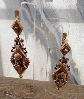 Pendientes oro antiguos