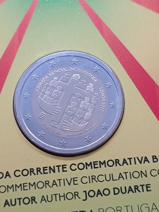 Moneta 2€ Portogallo 2023 - Giornata Mond Gioventù