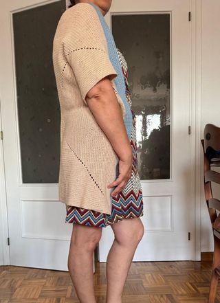 Vestido boho chic multicolor talla M