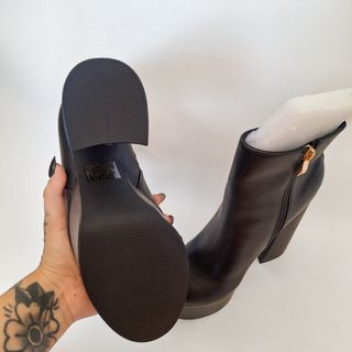 Tacones plataforma negros