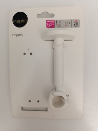 Supporto asta bianco Inspire 20mm