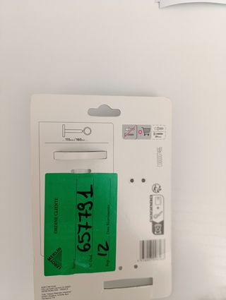 Supporto asta bianco Inspire 20mm