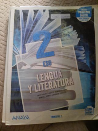 Libro lengua y literatura 2 eso anaya