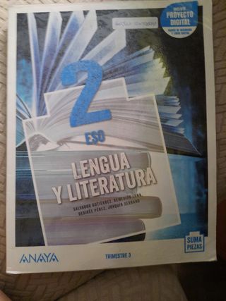 Libro lengua y literatura 2 eso anaya