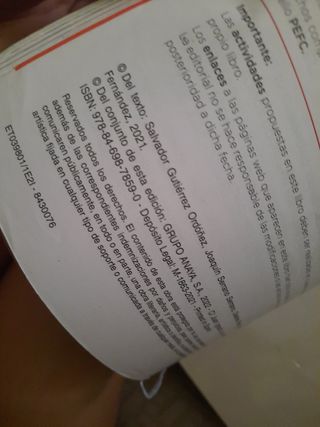 Libro lengua y literatura 2 eso anaya