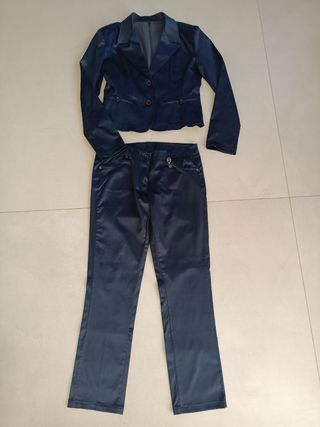 Tailleur elegante blu