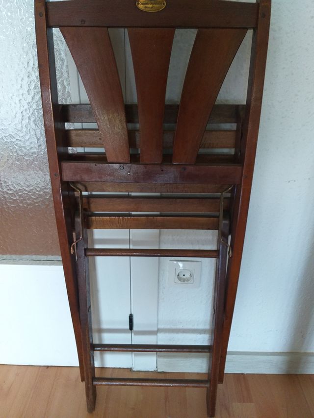 Silla plegable madera vintage