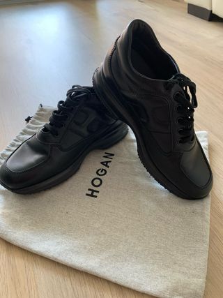 Zapatos Hogan piel negra