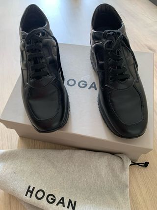 Zapatos Hogan piel negra