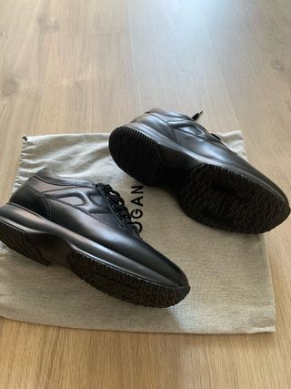 Zapatos Hogan piel negra