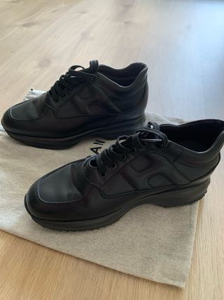 Zapatos Hogan piel negra