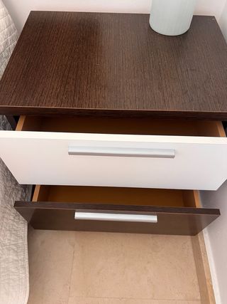 Cabecero cama 150 cm -200cm+ 2 mesitas 