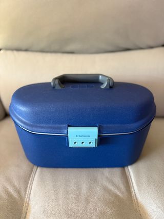 neceser maquillaje Samsonite rigido con codigo azu