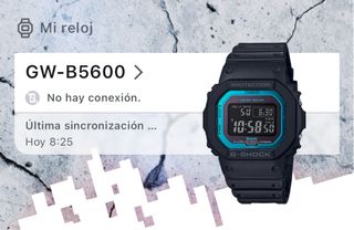 Reloj Casio DOLAR G-Shock GE-B5600CT-1ER-Bluetooth