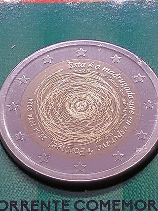 Moneta 2€ Portogallo 2024 - Rivoluzione Garofani