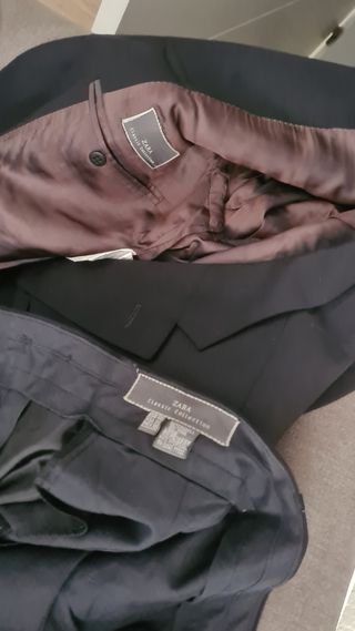 Traje Zara hombre negro - talla M