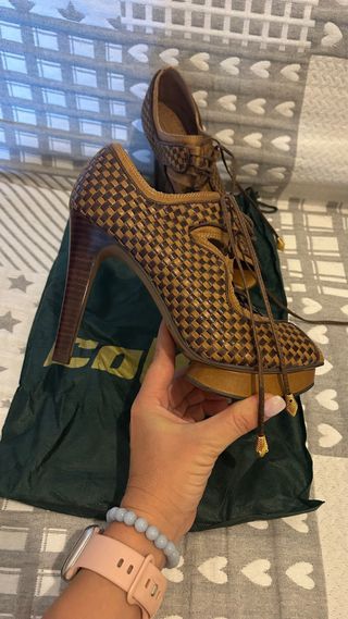 Sandalias Colcci 37 - Marrón Beige