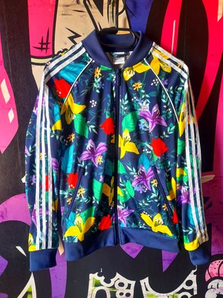 S Chaqueta Adidas Firebird floral