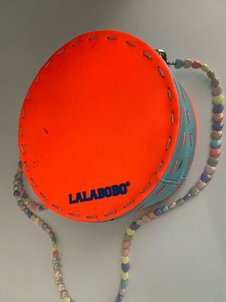 Bolso Lala Bobo niña verano con cinta de corazones