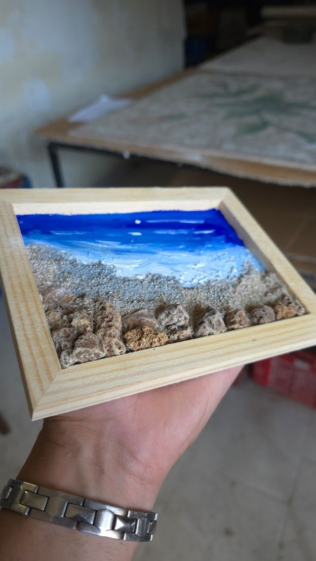 Quadro mare artigianale