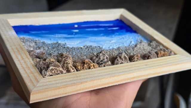 Quadro mare artigianale