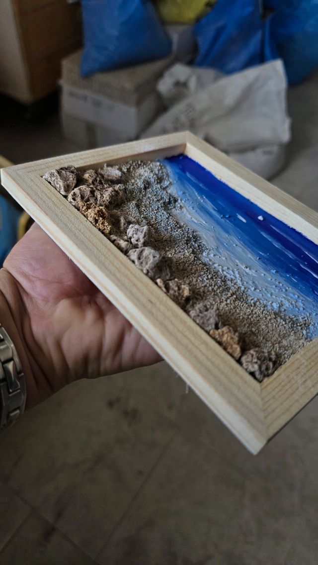 Quadro mare artigianale