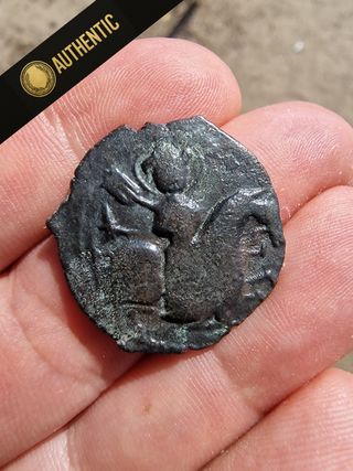 Moneta Antica Islamica Bronzo-Lecita Provenienza