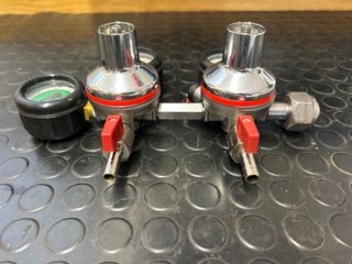 Regulador doble CO2 para cerveza/acuario