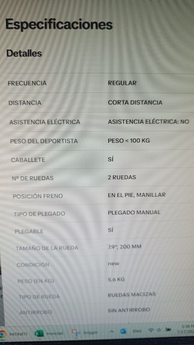 2 Patinetes Oxelo Town 7XL. Una verde y una negro