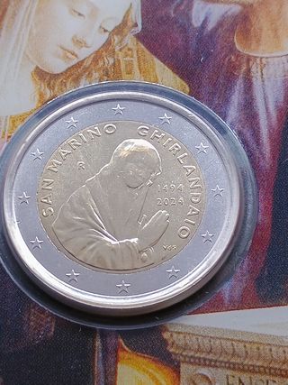 2€ Coincard San Marino 2024 Ghirlandaio