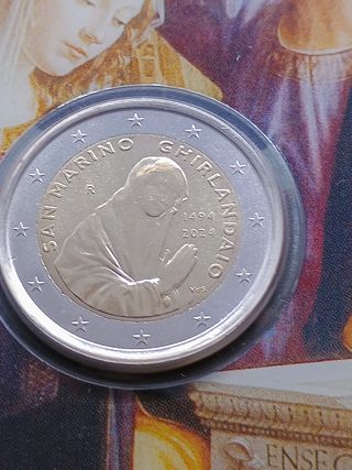 2€ Coincard San Marino 2024 Ghirlandaio