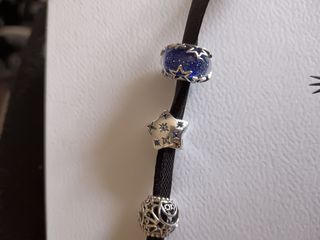3 Charms Pandora Estrella Azul