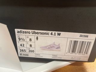 Zapatillas Adidas Ubersonic 4.1 Blancas - 40.5