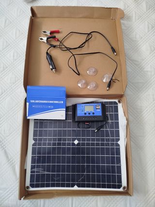 Placa Solar Portátil 18V 10W