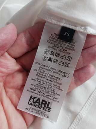 Camiseta de Karl Lagerfeld unisex nueva 