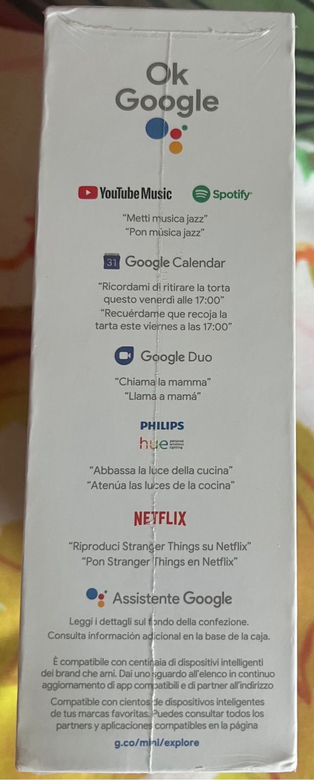 Google Nest Mini - Altavoz Inteligente