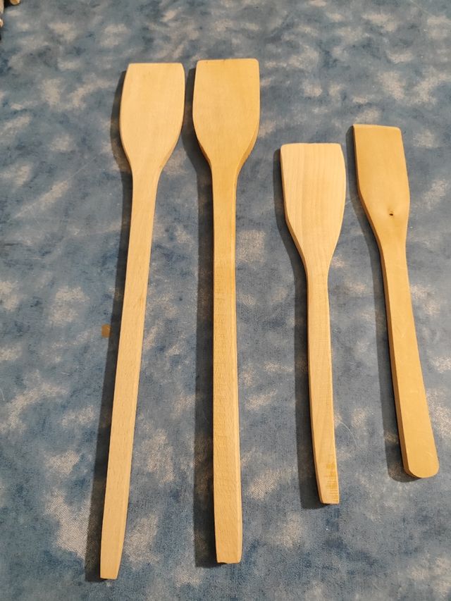 4 Cucchiaini Legno - Cucina