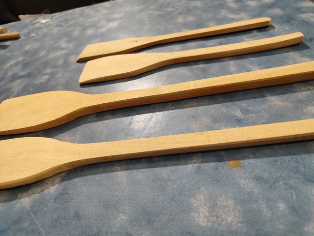 4 Cucchiaini Legno - Cucina
