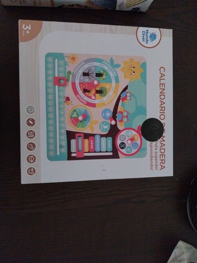 Calendario de Madera Infantil