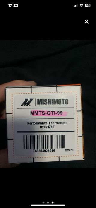 Termostato 82º C para motor 1.8 Turbo