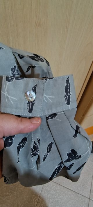 Camicia Grigio Perla Fantasia