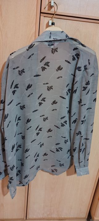 Camicia Grigio Perla Fantasia