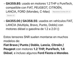 Tensor Correa Alternador SNR