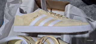 Zapatillas Adidas Gazelle 44 - Amarillas/Blancas