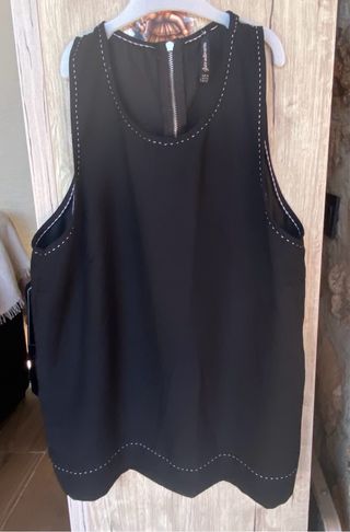 Blusa negra Stradivarius - Talla M