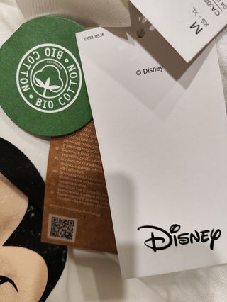 Camiseta Mickey Mouse blanca. Nueva con etiquetas.