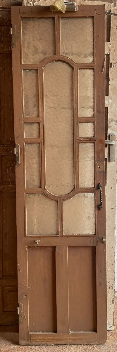 Puerta interior doble hoja antigua