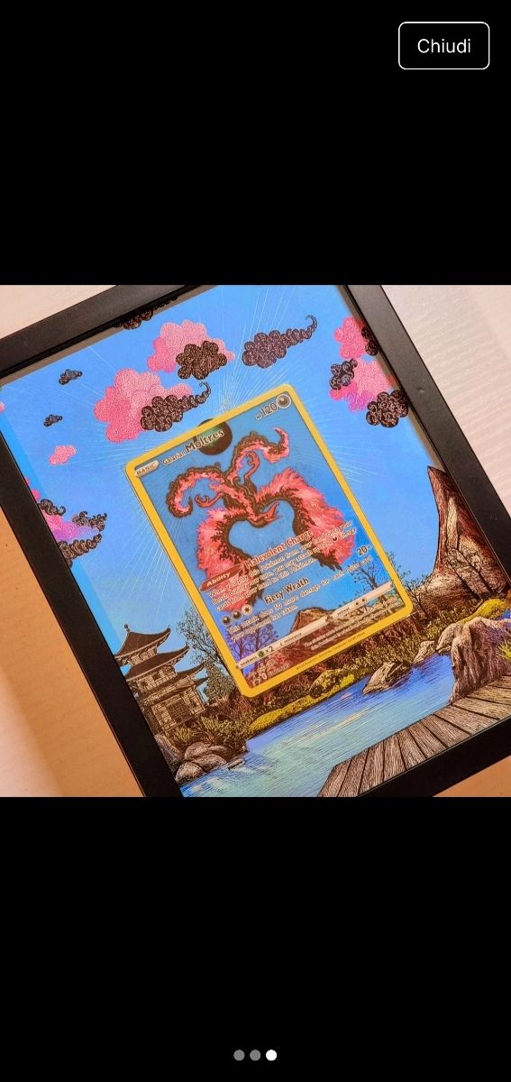 Cornice Moltres Galar 13×18 Pokémon leggendario