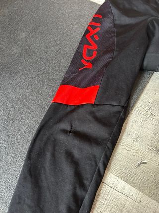 Conjunto de invierno ciclismo.