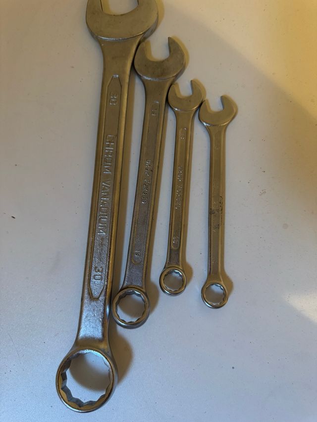 Chiavi inglesi cromo-vanadio - 4pz